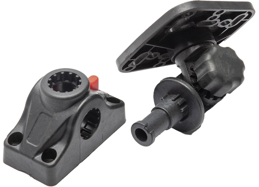 Extreme Max 3006.8658 Fish Finder Head Unit Mount/Pivoting Bracket Square Mount