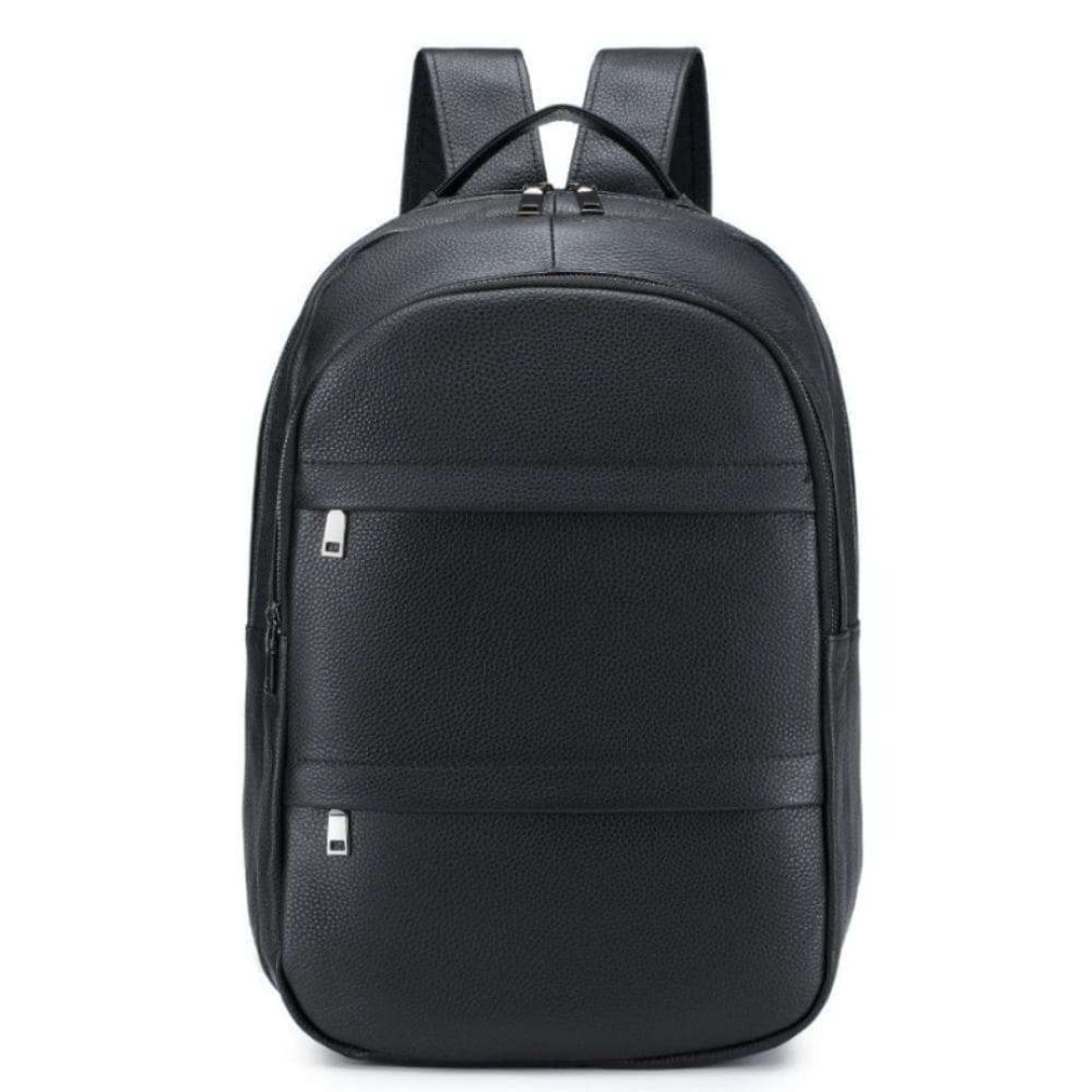 Leather men's backpack large capacity commuting From Japan