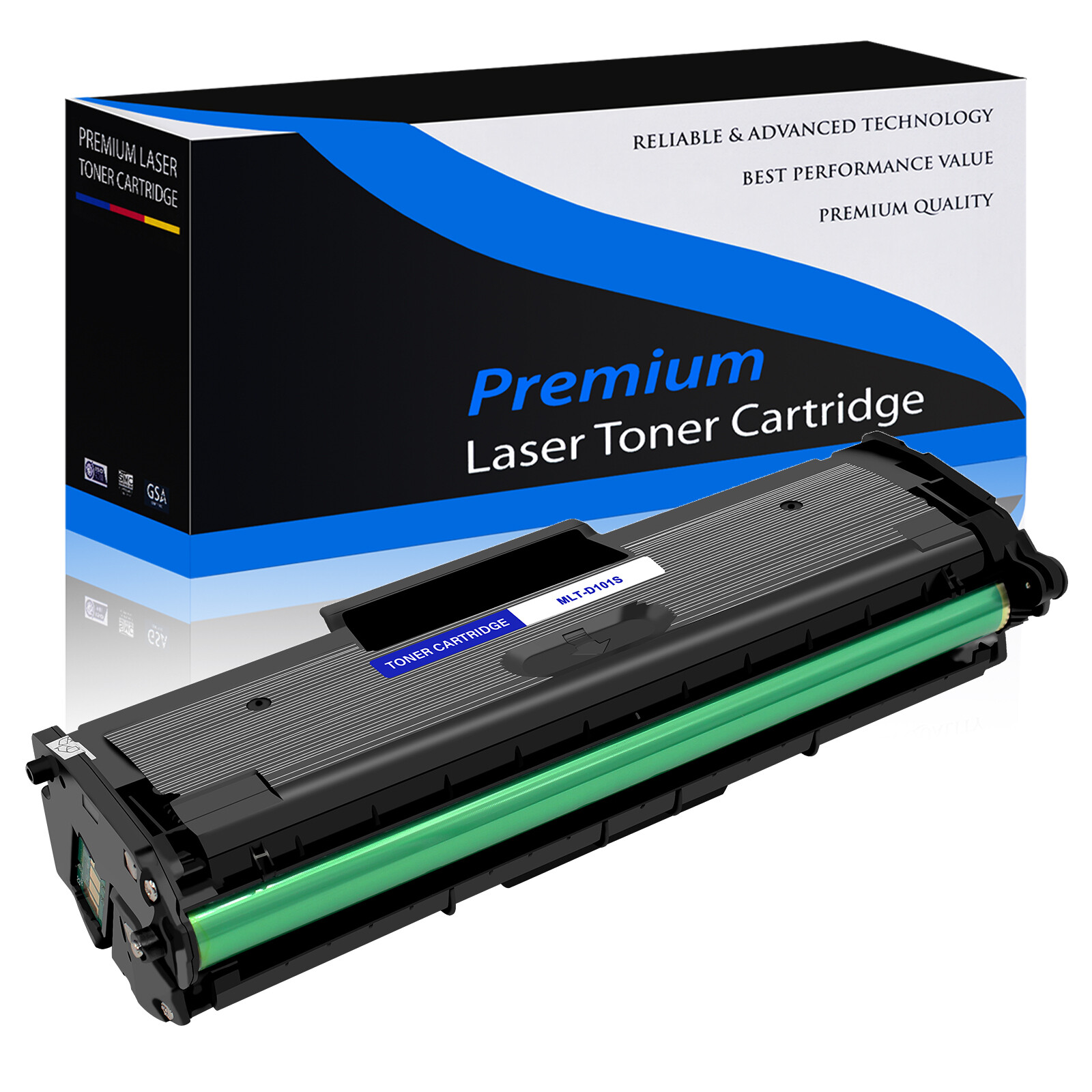 Black MLT-D101S Toner Cartridge for Samsung ML-2165W SCX-3400 SCX-3405W Printer