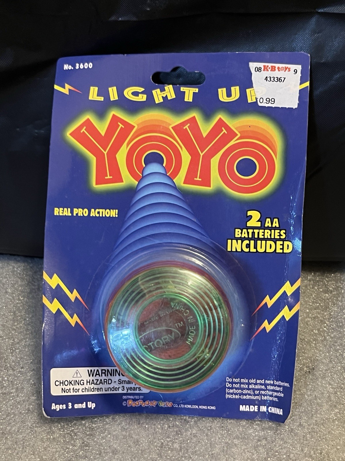 Light-Up Blue YOYO Classic See Through Yo Yo