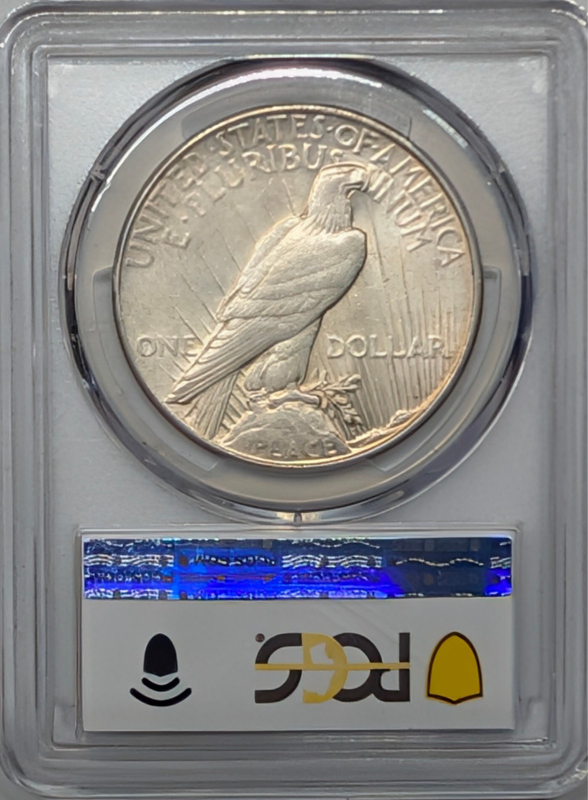 1935 AU50 PCGS Peace Dollar