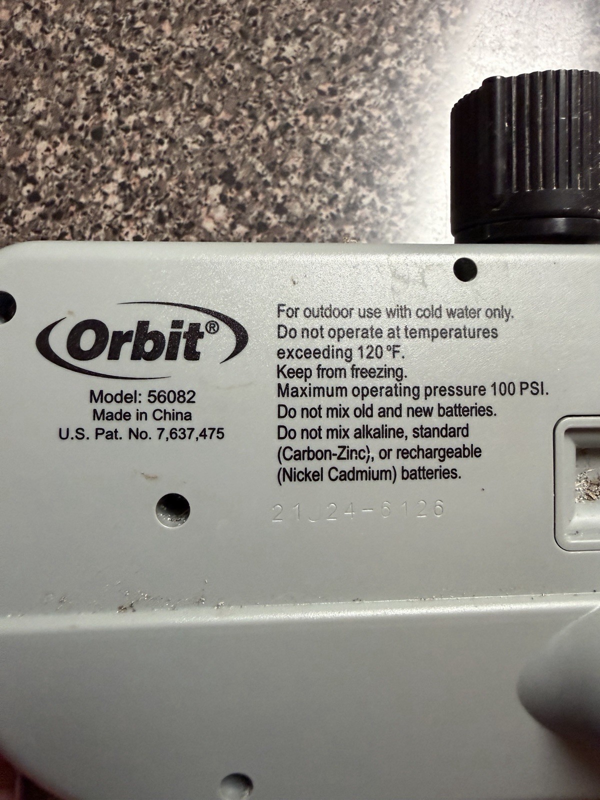 Orbit 56082 Programmable Digital Hose Watering Timer 3-Outlet With LCD Screen