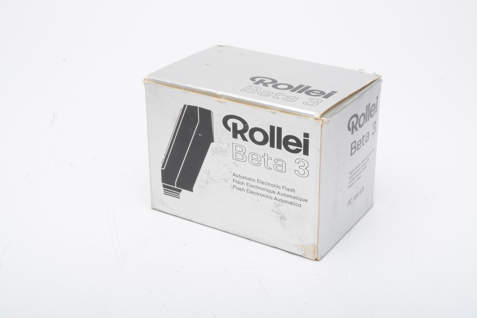 Rollei Beta 3 compact electronic flash, Mint- Condition