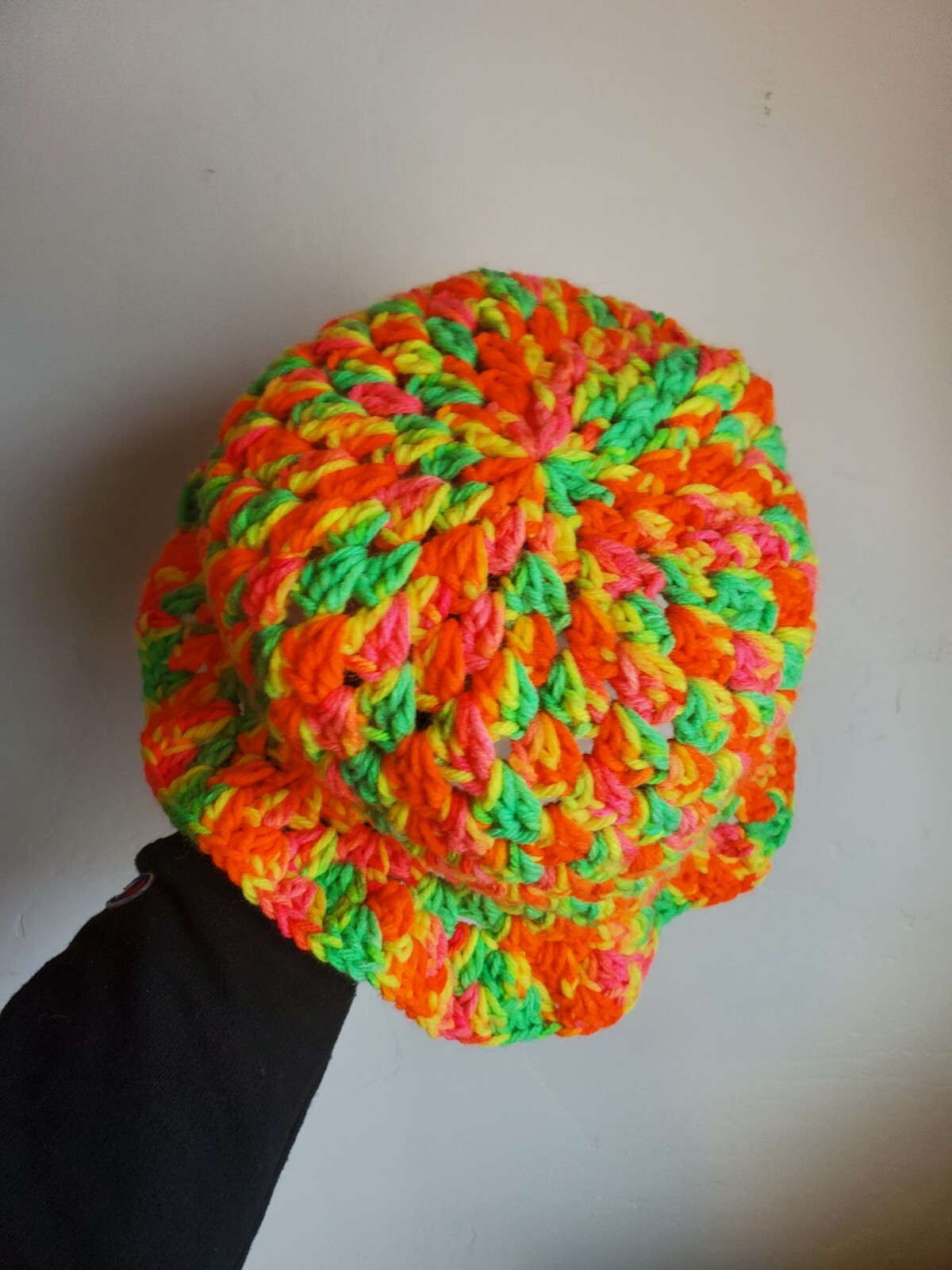 Retro Crochet Bucket Hat