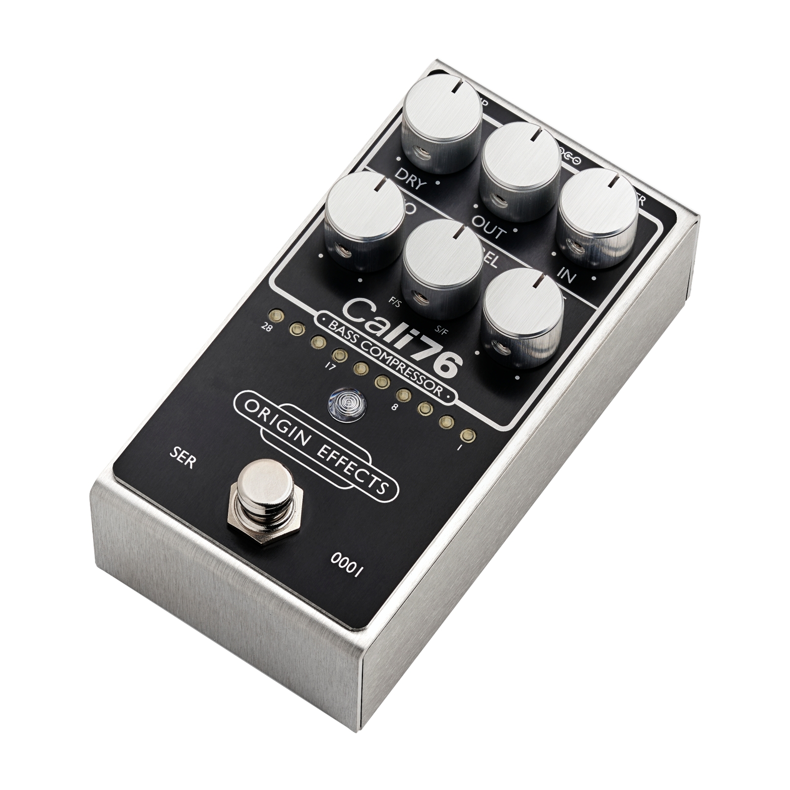 Origin Effects Cali76 Bass Compressor Bass Effect Pedal, Black