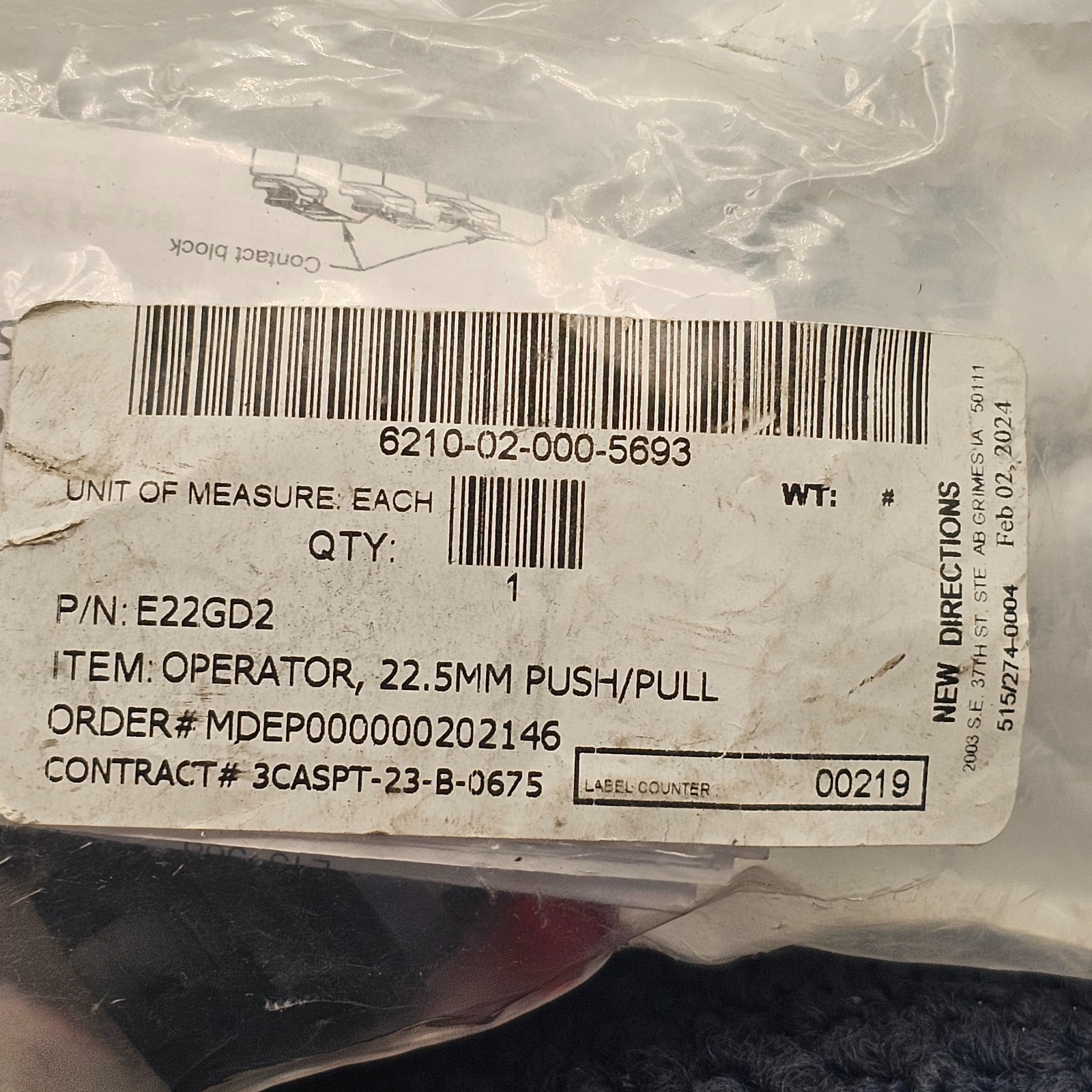 Eaton E22GD2: Cutler Hammer Switch Actuator