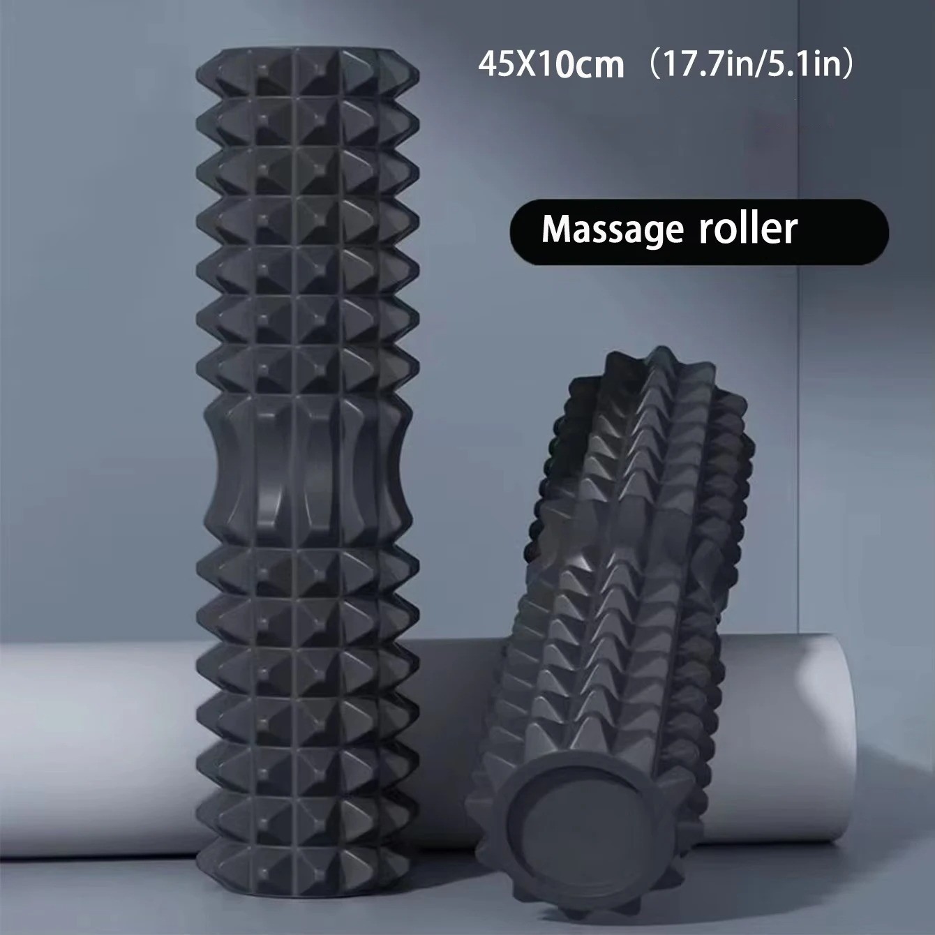 Foam Roller & Yoga Block Set Muscle Massage Pilates Fitness Gym Recovery - Free
