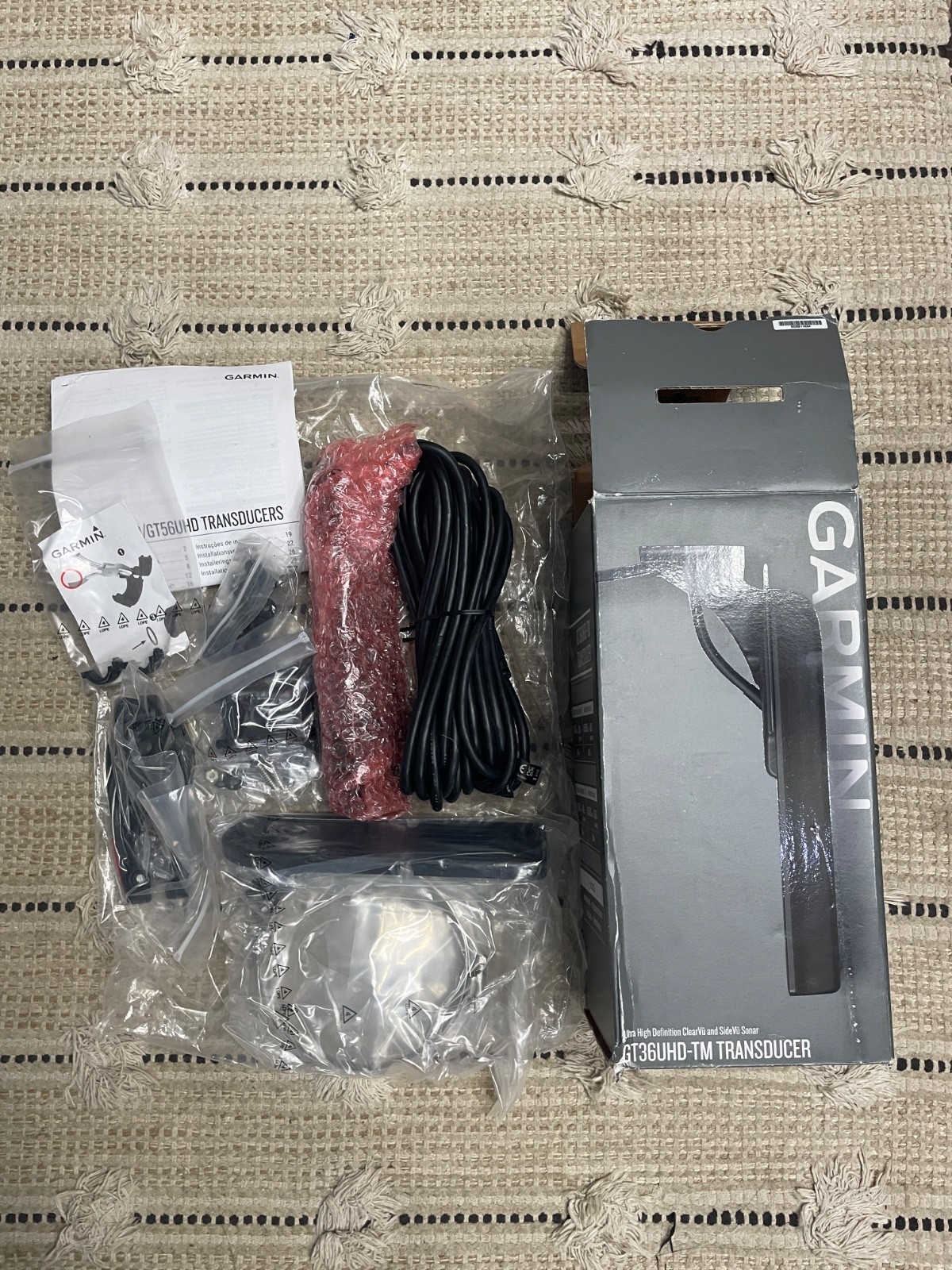 Garmin GT36UHD-TM Transom Mount Transducer