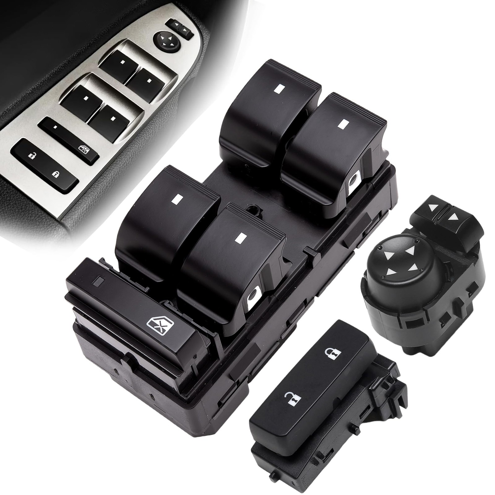 Power Window Switch Compatible with Chevy Silverado/GMC Sierra 2007-2013