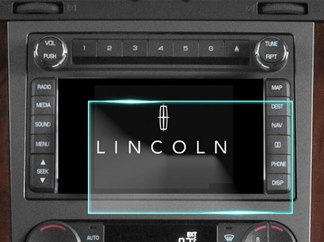 Crystal Clear Screen Protector for 2014 Lincoln Navigator Vehicle Navigation