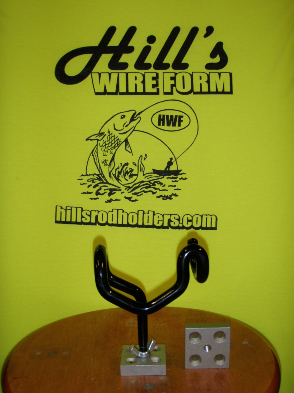 Fishing rod holder coated 0 degree 3" stems  And 2 screw bases Reel Fisherman*