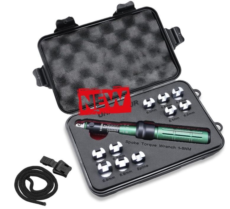 Llave de torque para radios con cabezales de 5,1 a 6,9 mm, ideal para motos, bic