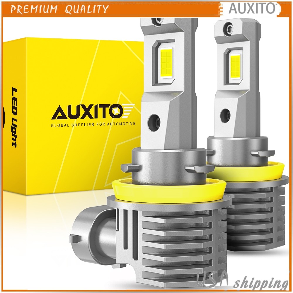 H11 LED Headlight Super Bright Bulbs Kit 6500K White 60000LM High/Low Beam