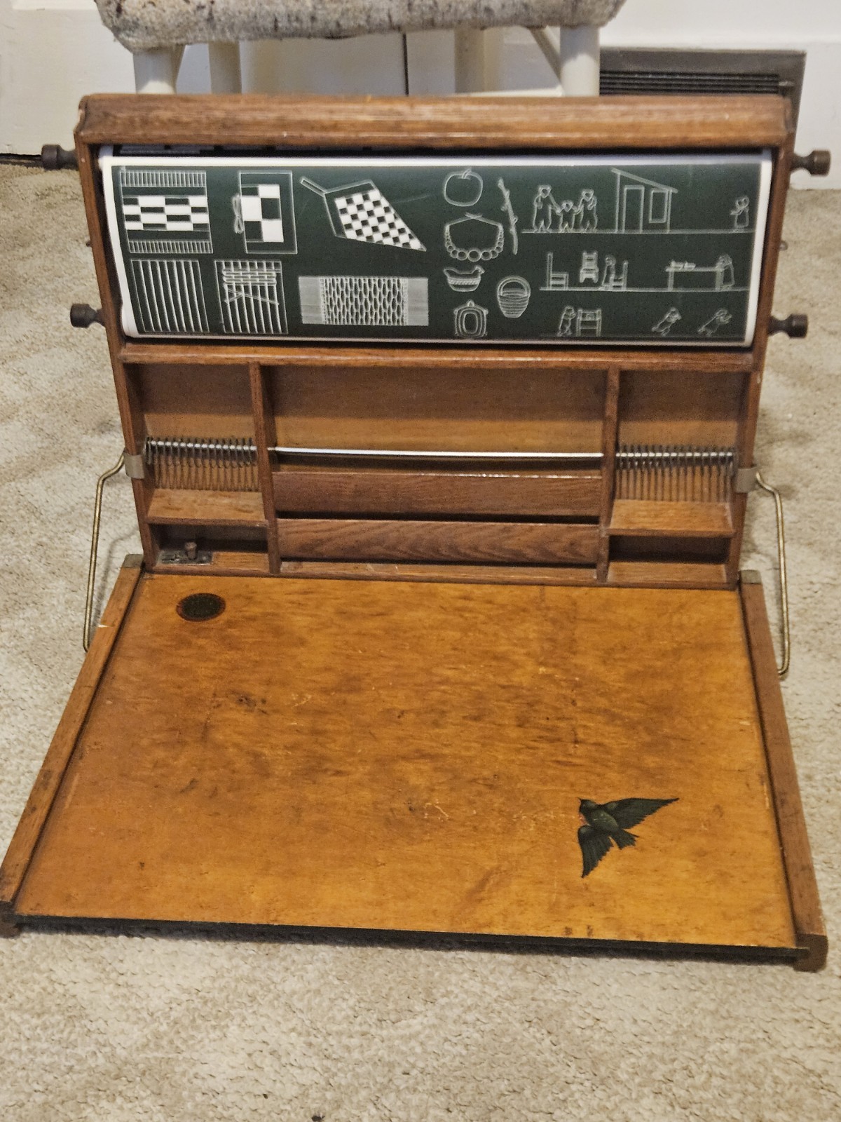 Vtg The Home Teacher Portable Teaching Aid