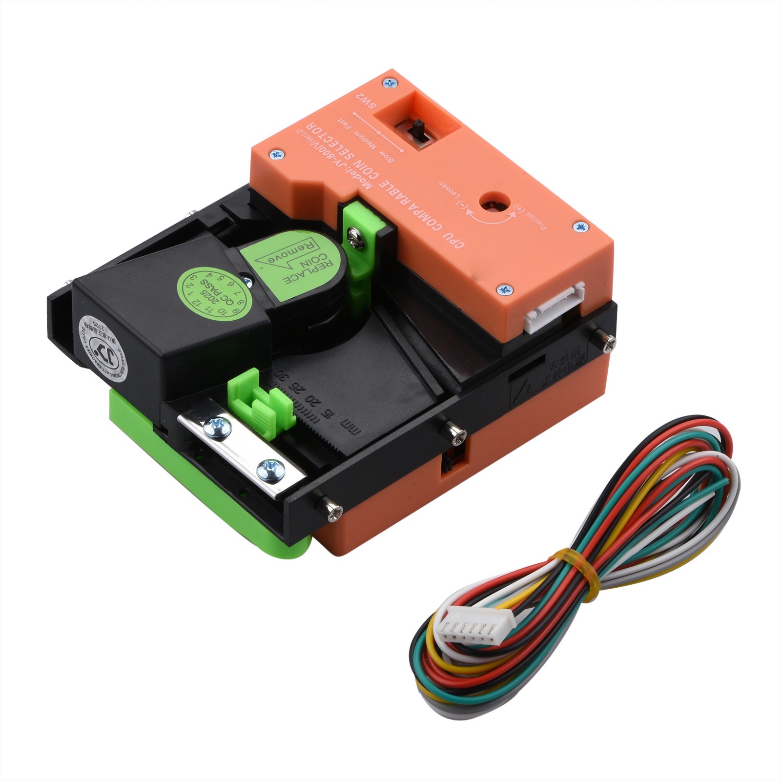 JY-800 CPU Top Entry CPU Coin Acceptor Coin Selector Mech For Vending Machine a