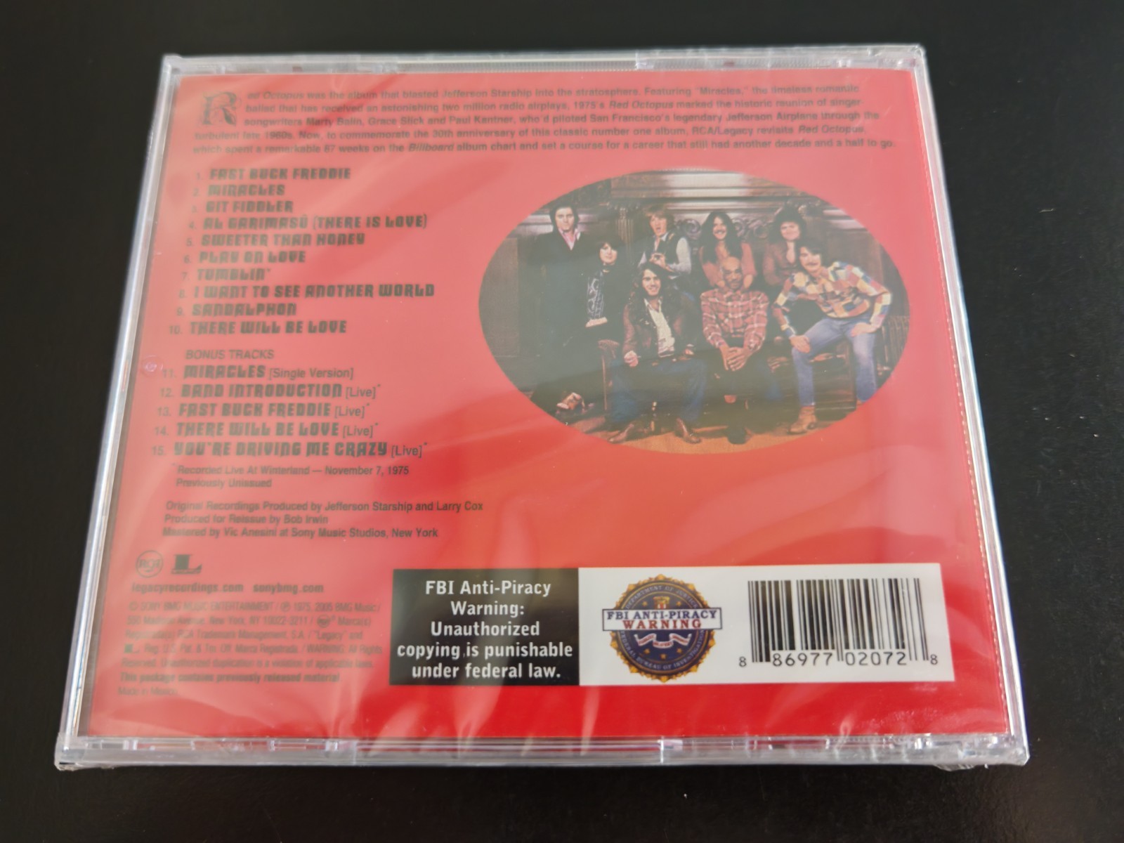 Red Octopus by Jefferson Starship (CD, 2005)