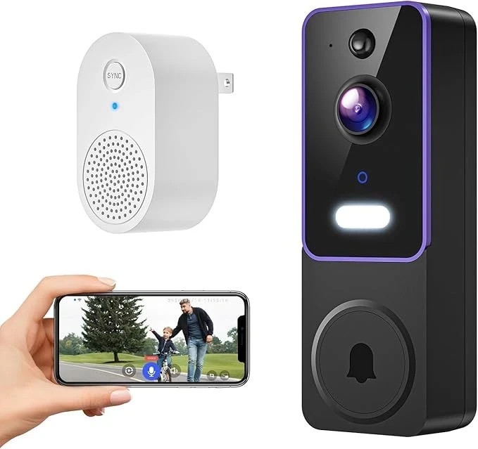 Ring Video Doorbell 1080p HD Camera WI-FI Night Vision Motion Detection Wireless