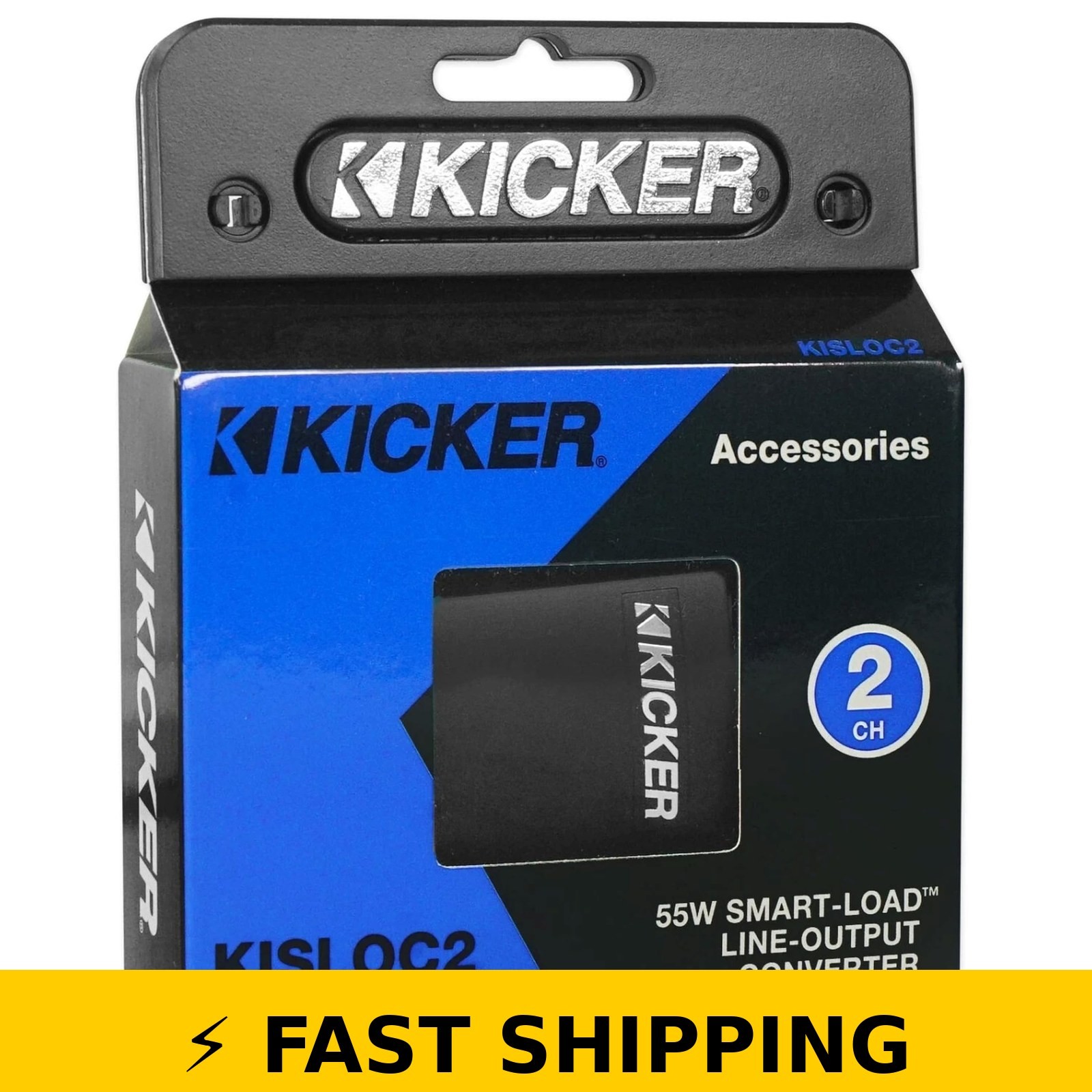 KICKER KISLOC2 Stereo Line-Out Converter with Remote Turn-On