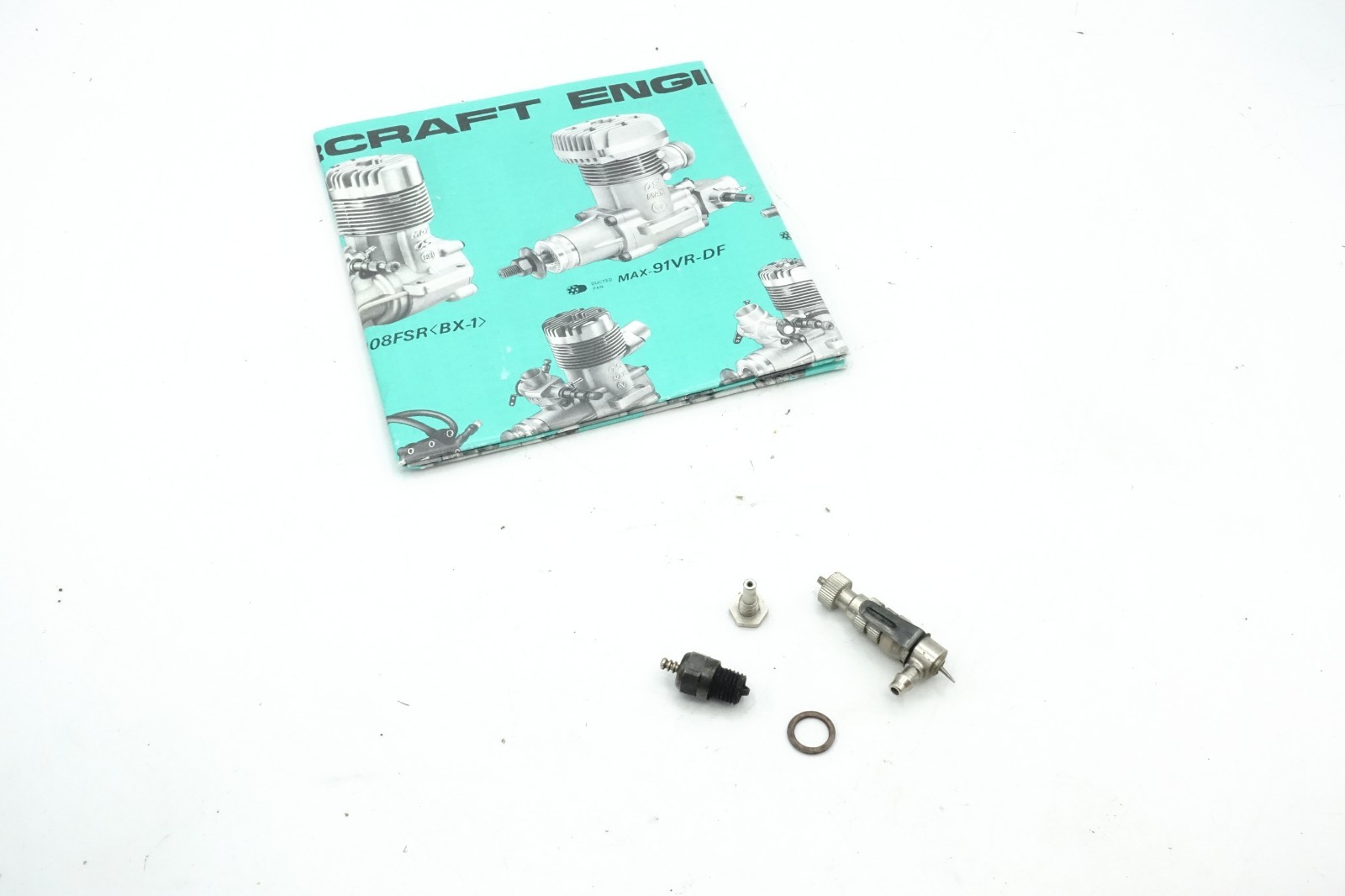 Vintage O.S Max FP 40 RC Airplane Engine with Muffler Has Compresion