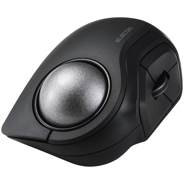 ELECOM bitra Index Finger Trackball Mouse 5 Button Wireless Compact Silent Black