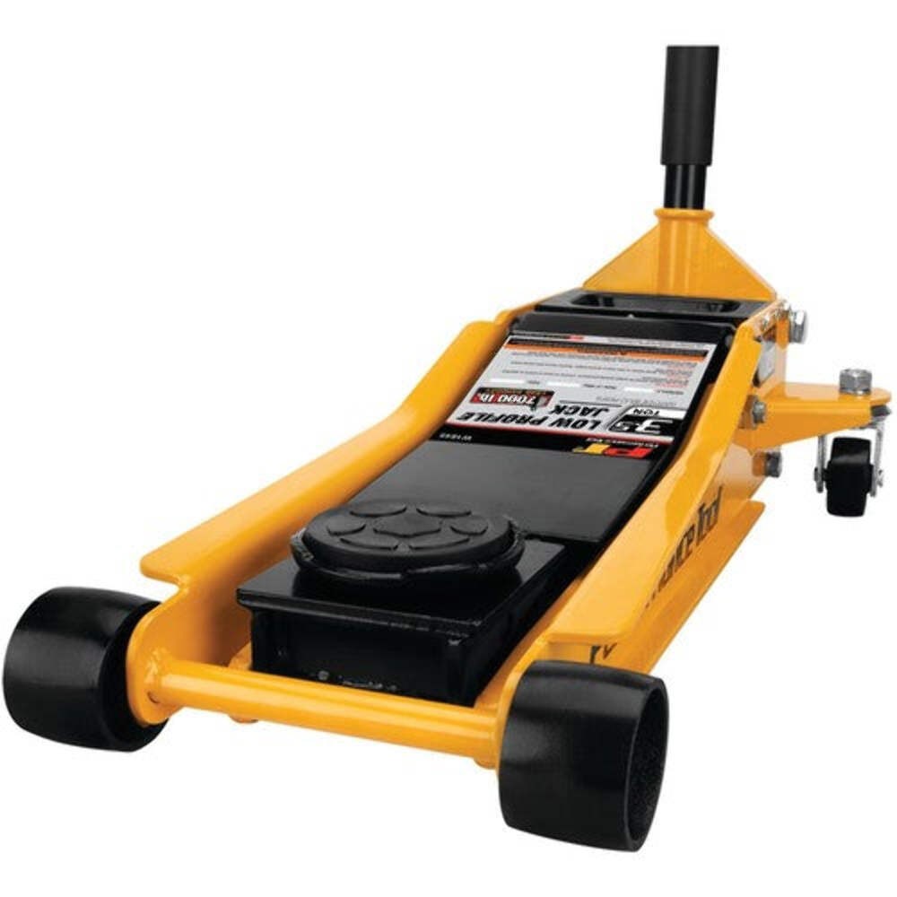 Performance Tool W1645 Professional Low-Profile Swiveling Floor Jack, 3.5-Ton Ca