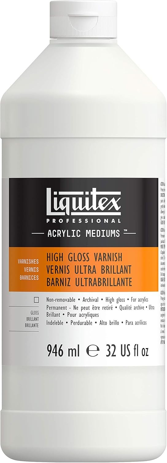 Liquitex Professional High Gloss Varnish, 32 Fl Oz (Pack of 1),