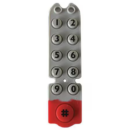 CODELOCKS KM-1000 Vertical Keymat, For KL1000, w/Mount Hrdwr