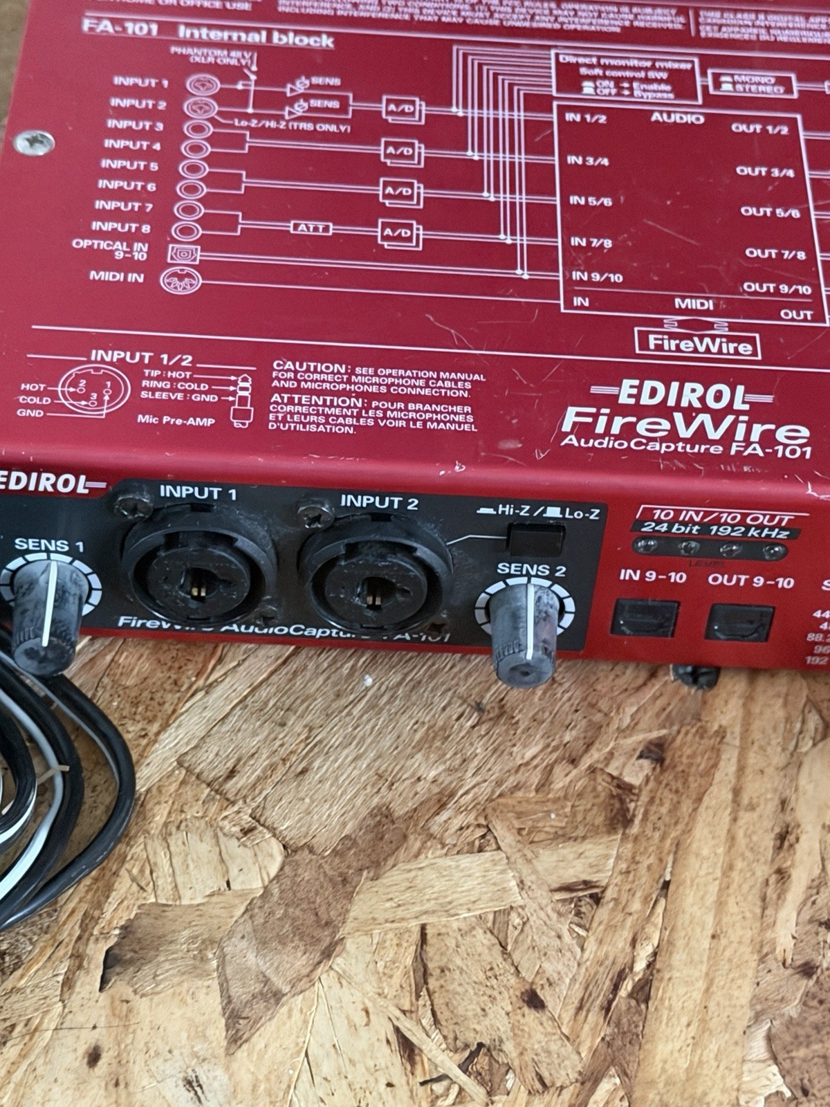 Roland Edirol FA-101 FireWire audio interface