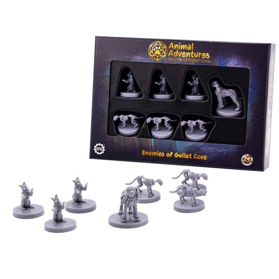 Animal Adventures: Secrets Enemies of Gullet Cove Miniature Set SEALED SFG