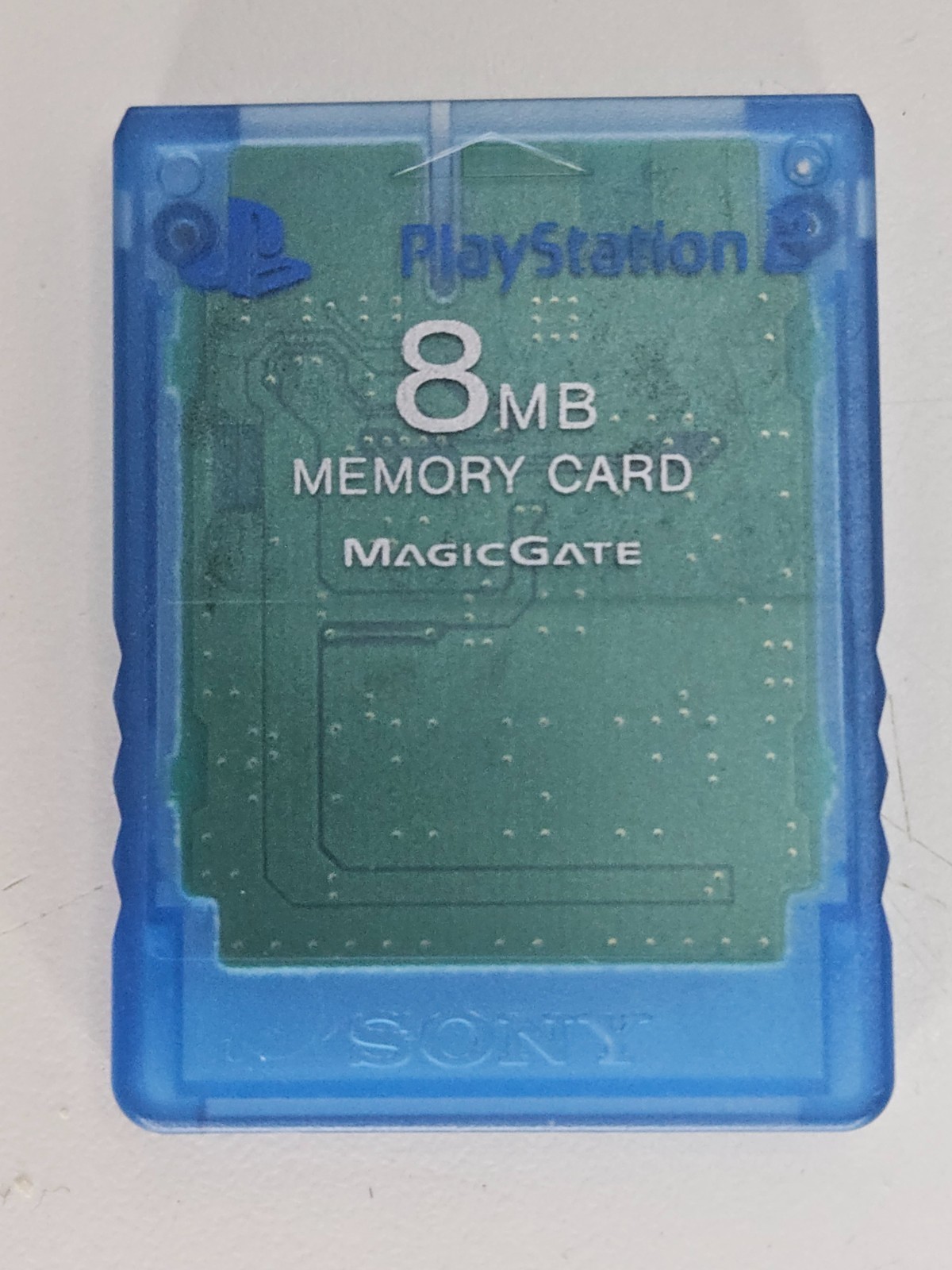 Sony Playstation 2 PS2 Official OEM MagicGate 8mb Memory Card SCPH-10020 BLUE