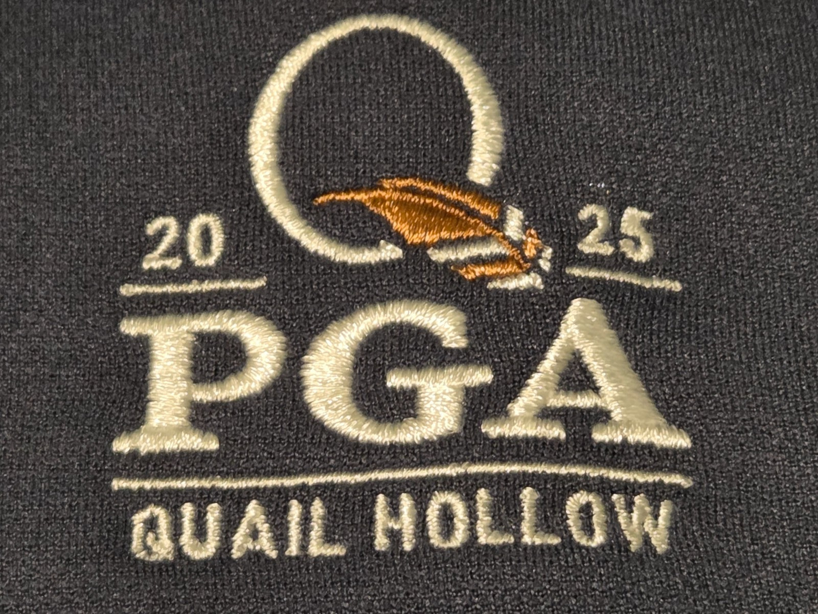 PGA Championship Quail Hollow Pullover Womens Large 1/4 Button Long Sleeve $94