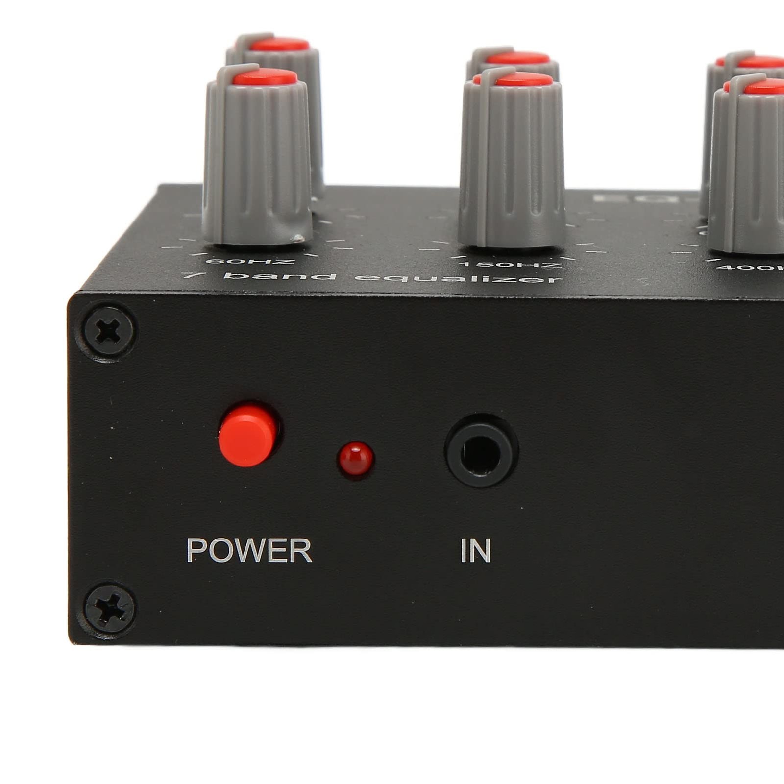 7 Band Sound Equalizer with 3.5mm Interface, Dual Channel Digital Equalizer, ...