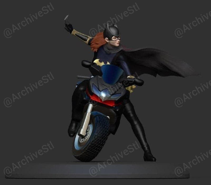 UNPAINTED Batgirl Batman 3d Printed Model Kit DC#11
