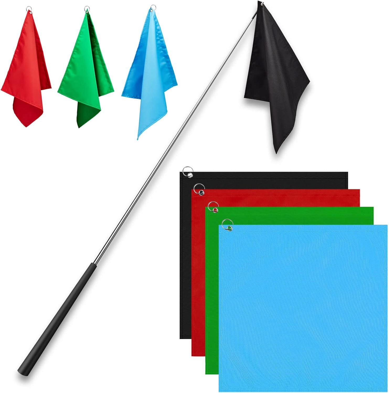 Equestrian Training Flag 4 Pieces Equestrian Training Equipment Nylon Flag with