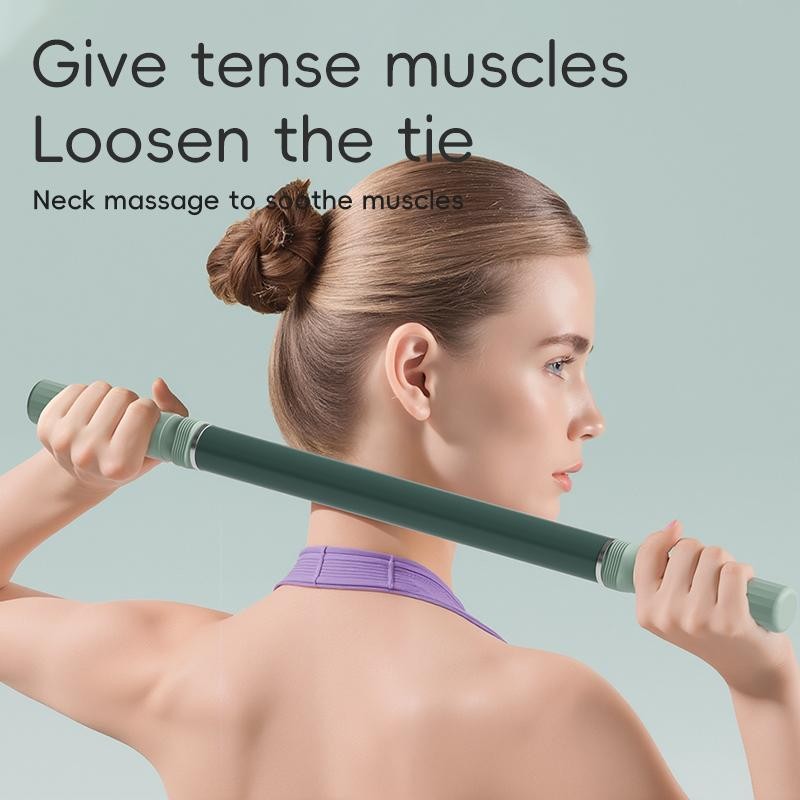 Portable Handheld Massage Stick Deep Tissue Foam Roller Body Muscle Relaxation