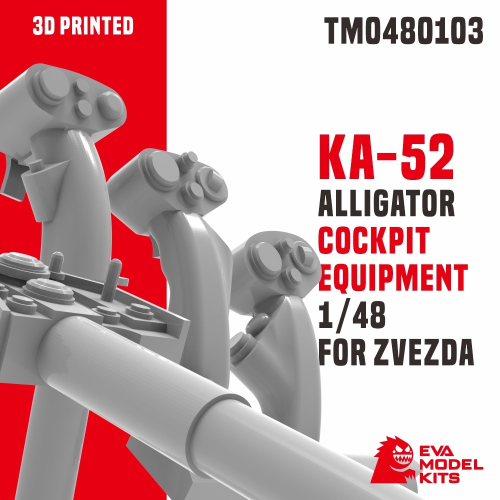 TM0480103 1/48 KA-52 ALLIGATOR COCKPIT EQUIPMENT FOR ZVEZDA 3D PRINT