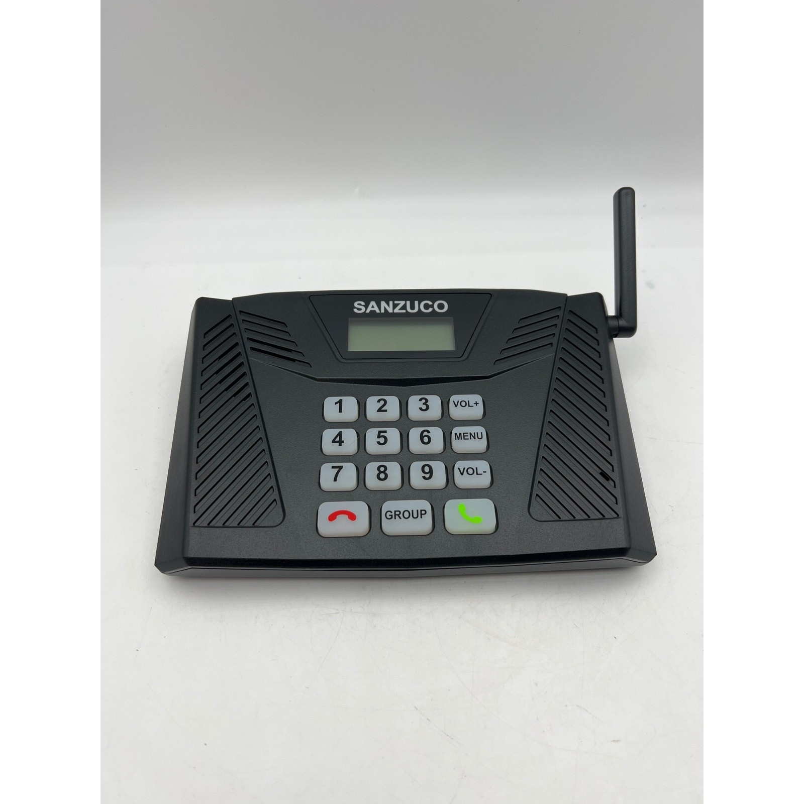 SANZUCO Wireless Intercom System - 5300ft Range, 9 Channels (6-Pack, Black)