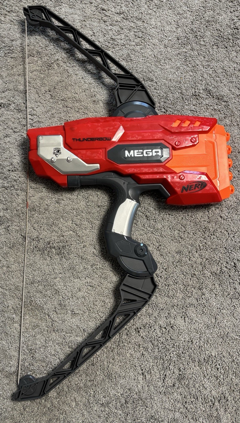 Nerf Mega Thunderbow Thunder Bow Blaster Archery & 5 Mega Dart Arrows