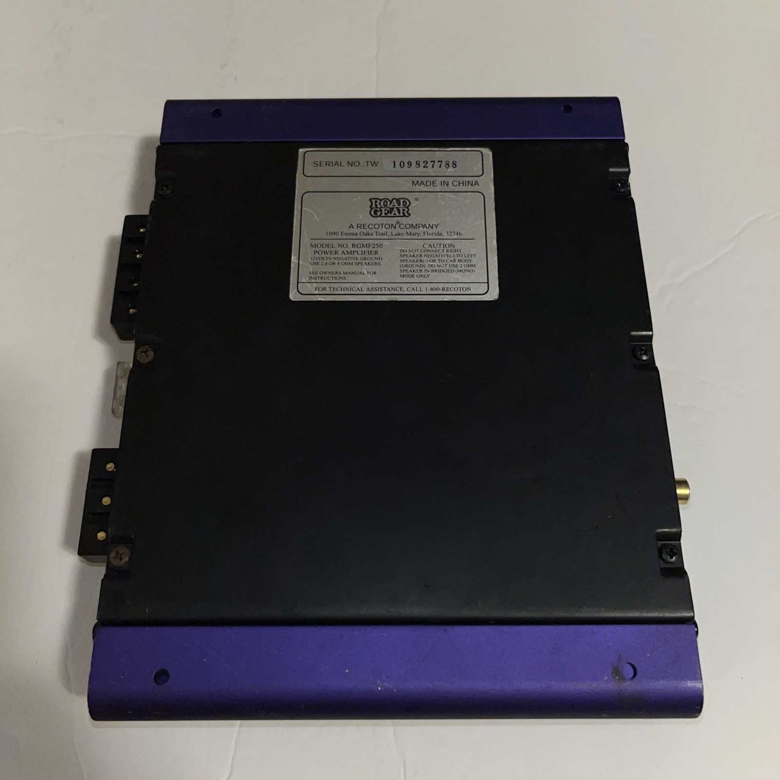 Road Gear RGMF250 250 Watts Mosfet Amplifier