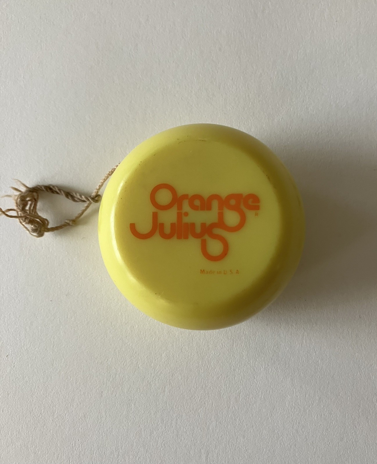 Orange Julius Vintage Yo-Yo Made in USA Promotional Item Rare