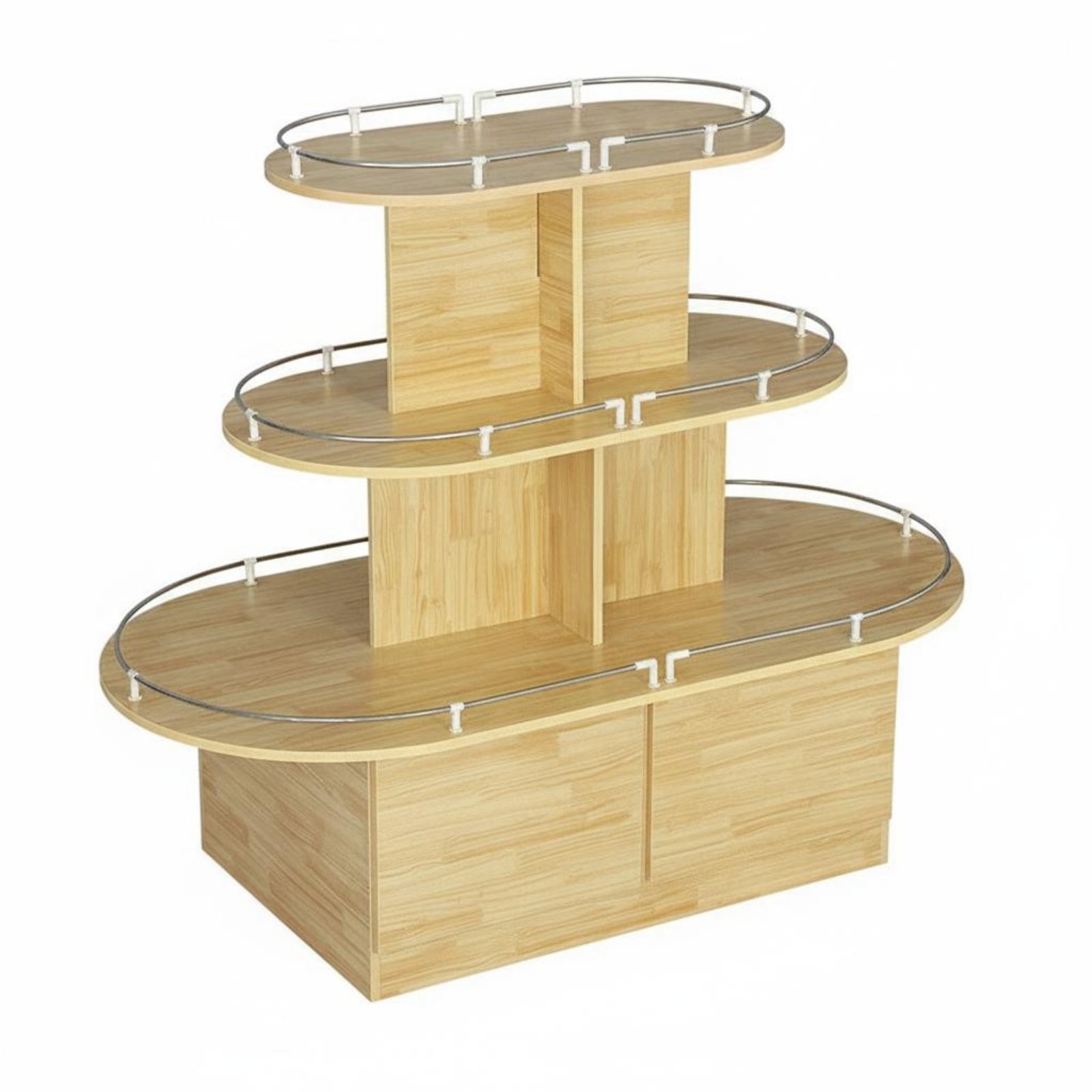 Island Display Shelf Multi-Functional Store Display Cabinet Versatile Retail
