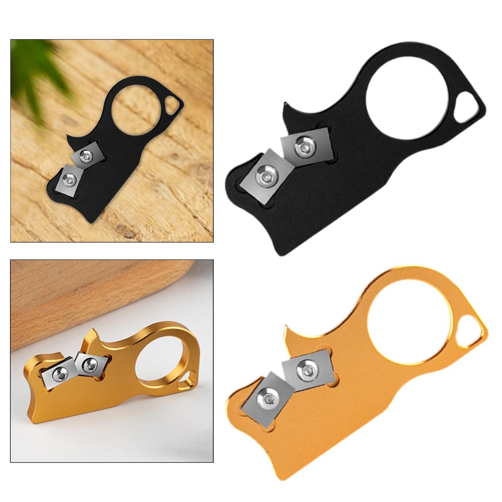 Knife Sharpener Versatile with Keychain Hole Lightweight Sharpening Tool