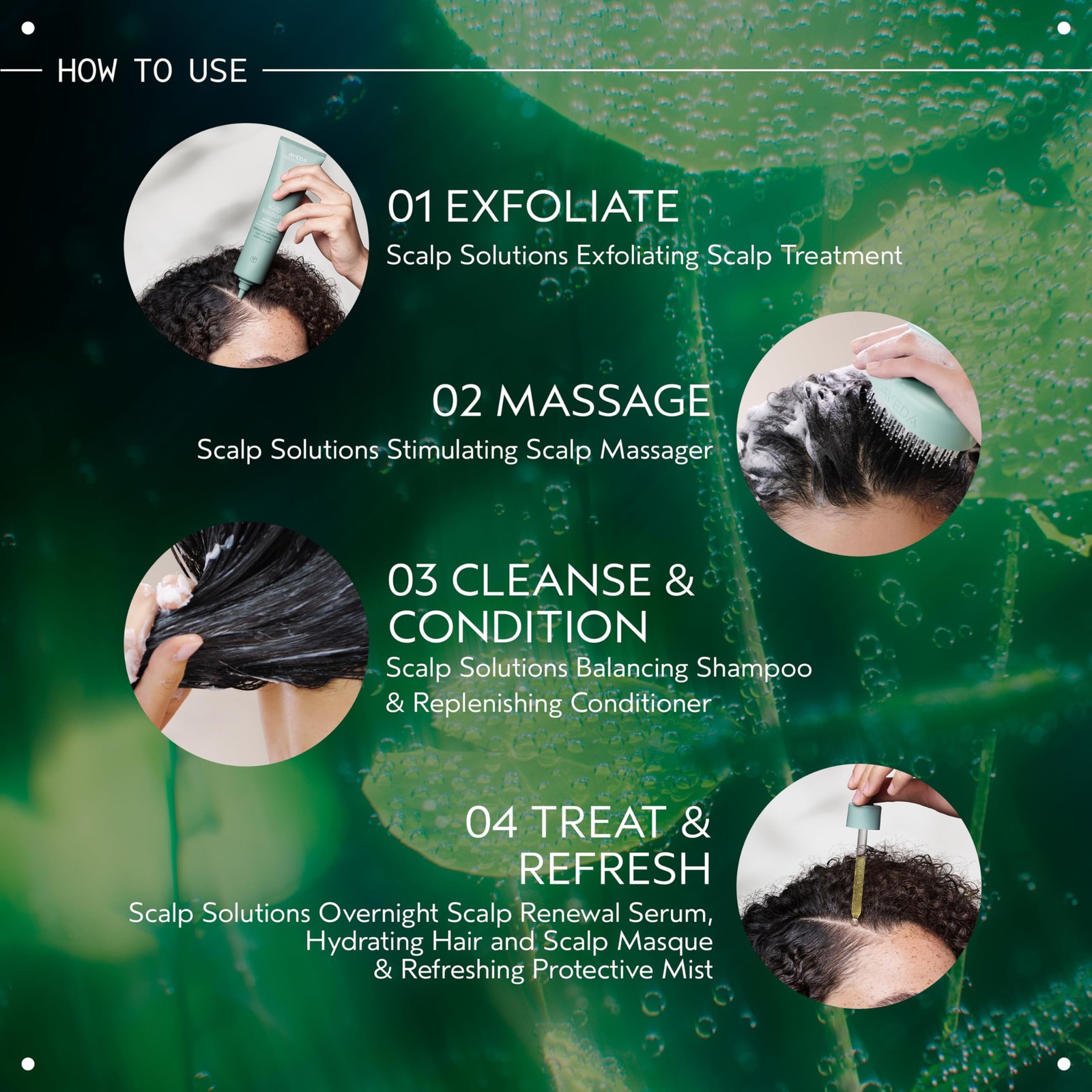 Aveda Scalp Solutions Stimulating Scalp Massager - Exfoliates & Stimulates