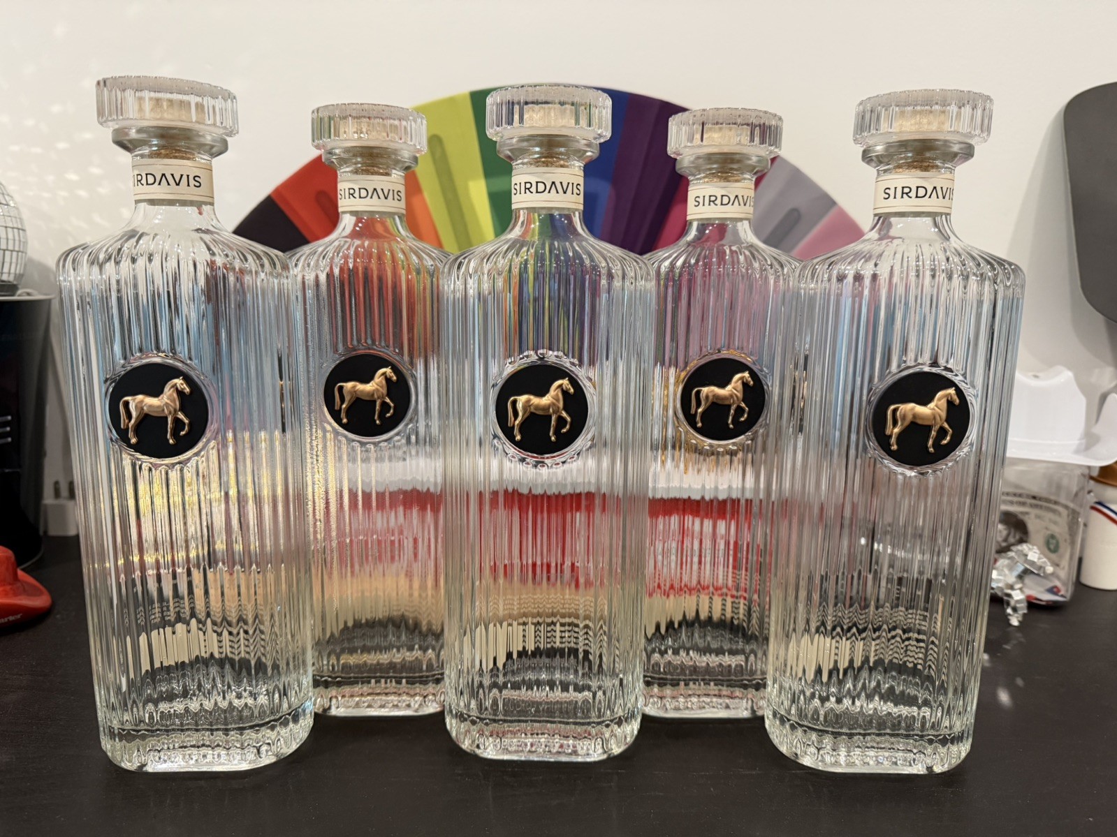 Sir Davis Rye Whisky Beyoncé Knowles-Carter 750mL ONE EMPTY BOTTLE with Top