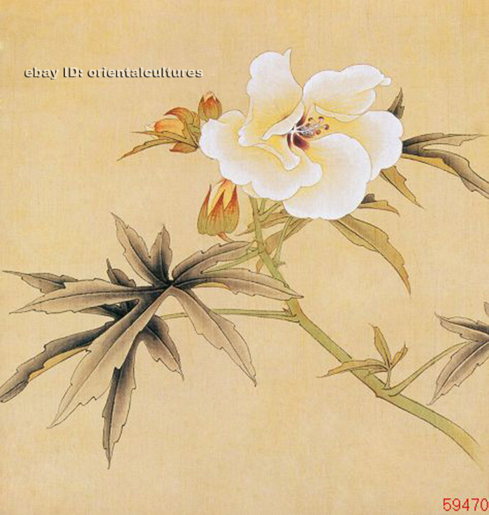 Chinese 100% real natural silk thread,su hand embroidery kits:flower 8"