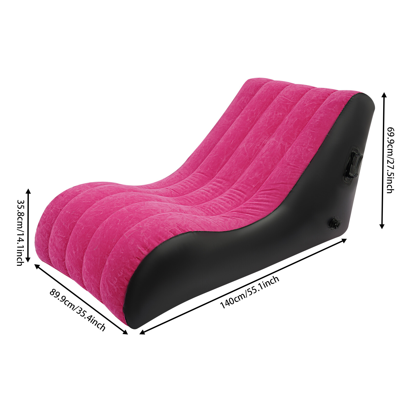 Modern Sofa Bed Inflatable Sofa Bed Adults Folding Sofa Bed 89.9*140*69.9cm