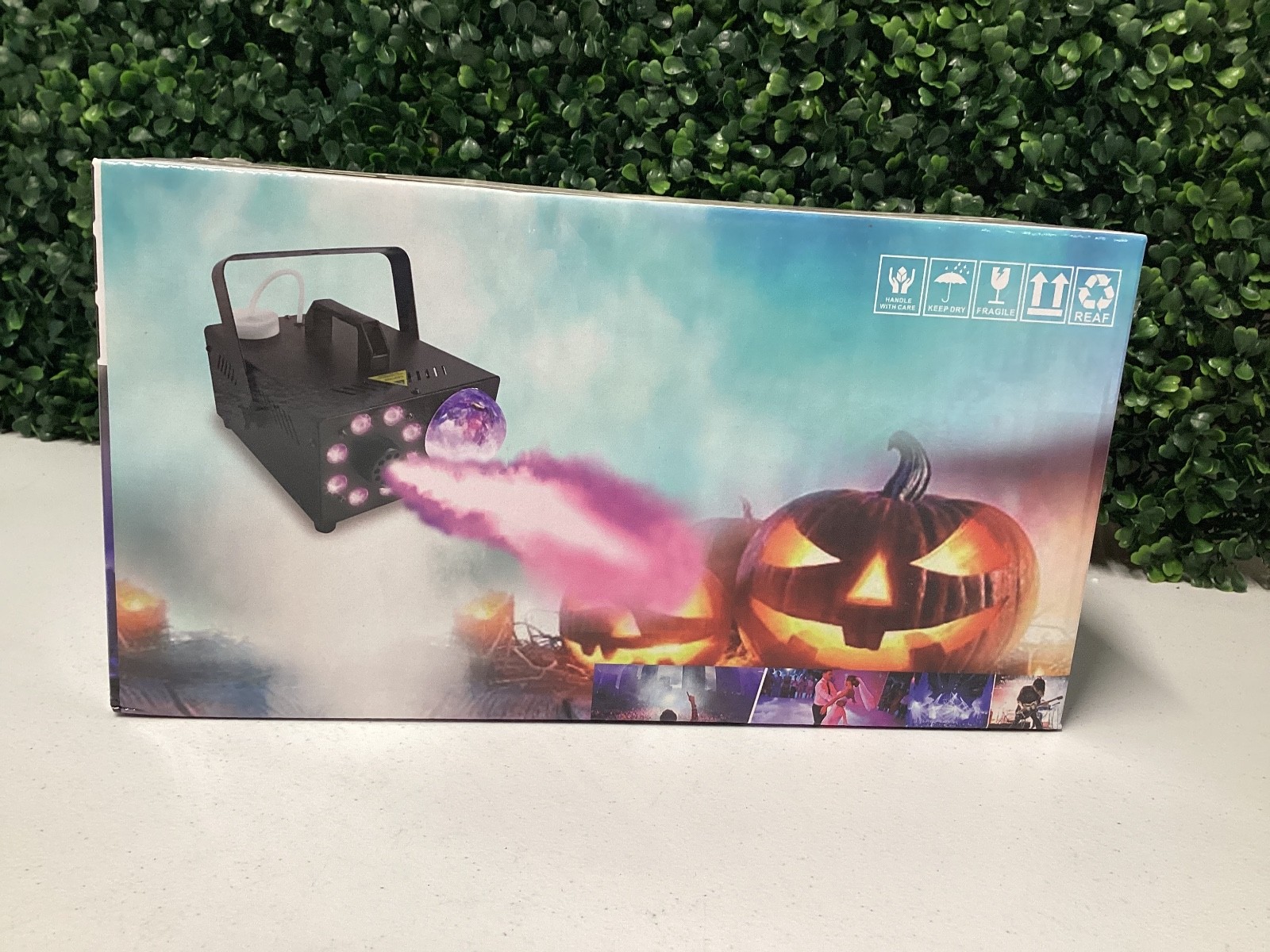 Fog Machine with Colorful Light Effects