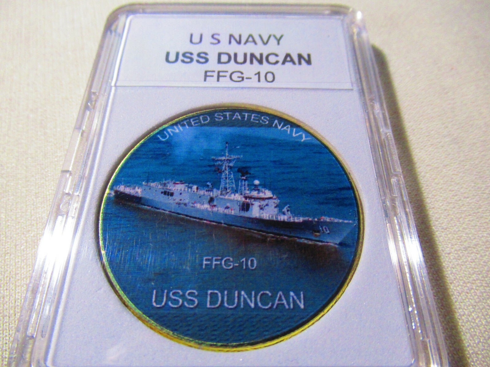 US NAVY - USS DUNCAN (FFG-10) Challenge Coin
