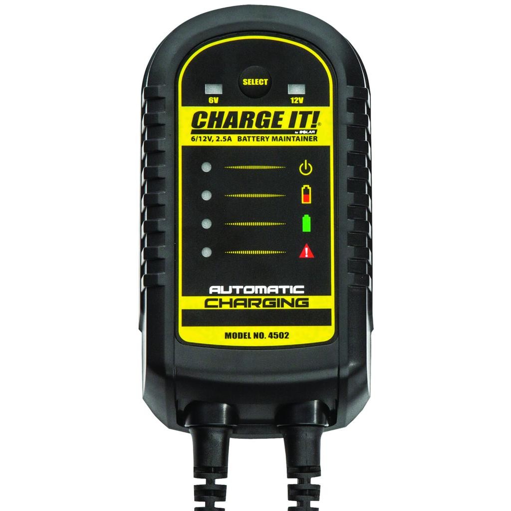 CHARGE IT! 6/12 Volt 2.5A Smart Charger SOL-4502 Brand New!