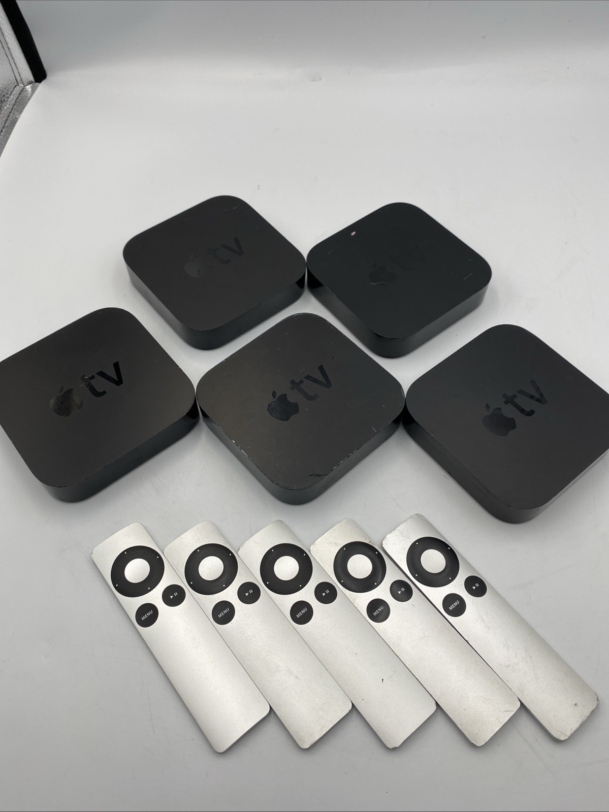Lot Of 5 Apple TV A1378 A1392 A1427 A1469 Digital HD Media Streamer Power-Reset